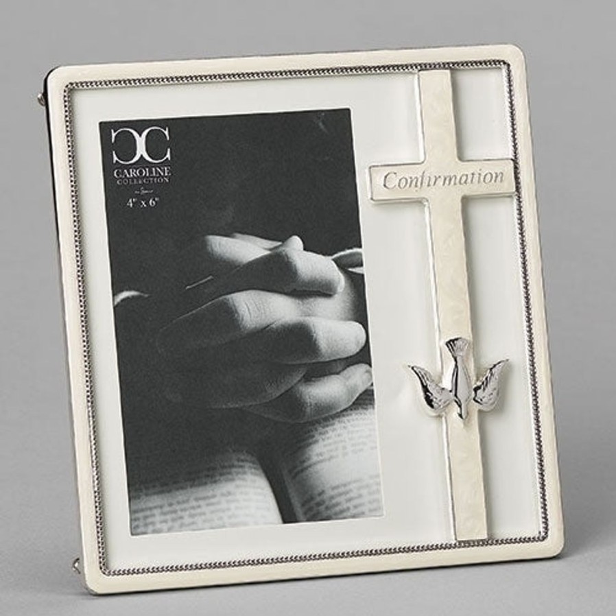 Occasions Regers Confirmation Frames Plaques & Keepsake Boxes | Confirmation Frame White 7.25"H