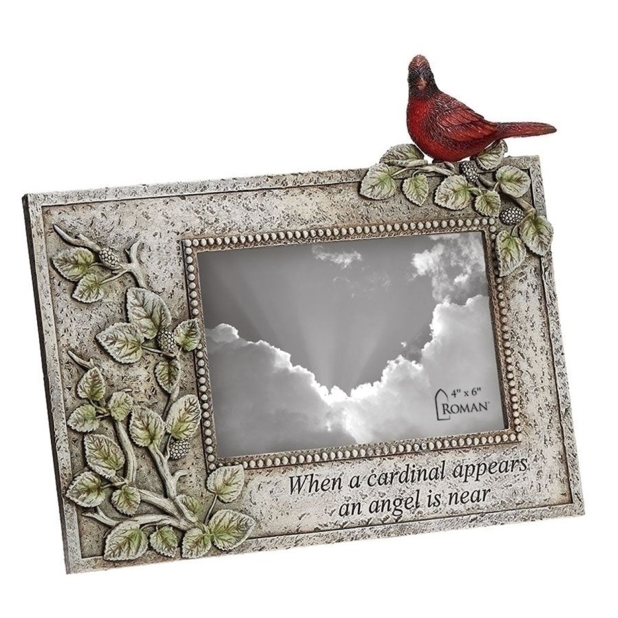 Occasions Regers Memorial Frames Plaques & Keepsake Boxes | Cardinal Memorial Frame 8.5"H