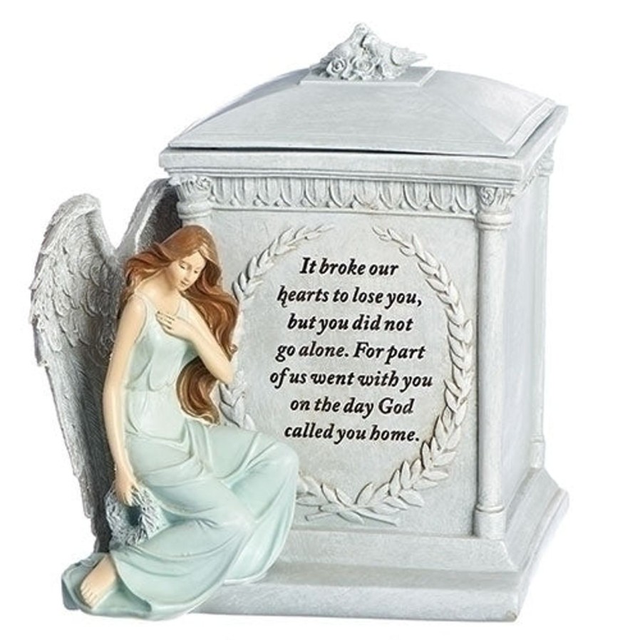 Occasions Regers Memorial Frames Plaques & Keepsake Boxes | Memorial Angel Box With Verse 8.5"H