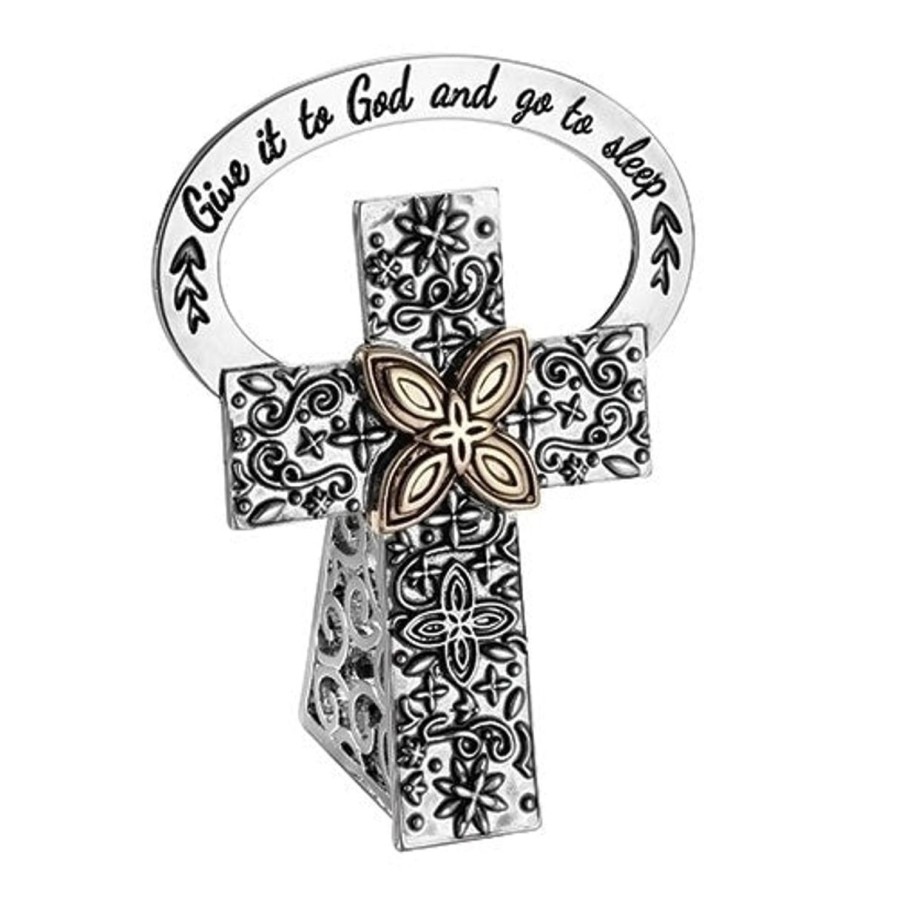 Crosses & Crucifixes Regers | Bedside Cross Give It To God 2.5"H