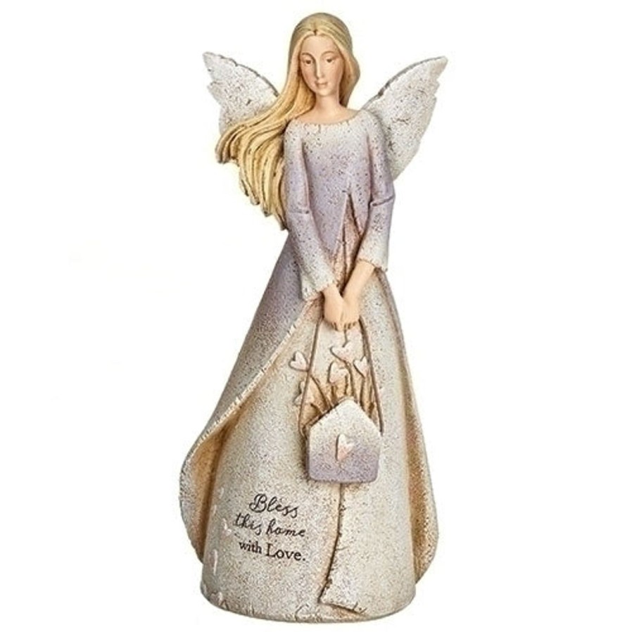 Statues Regers | Bless This Home Angel Figure 8.5"H