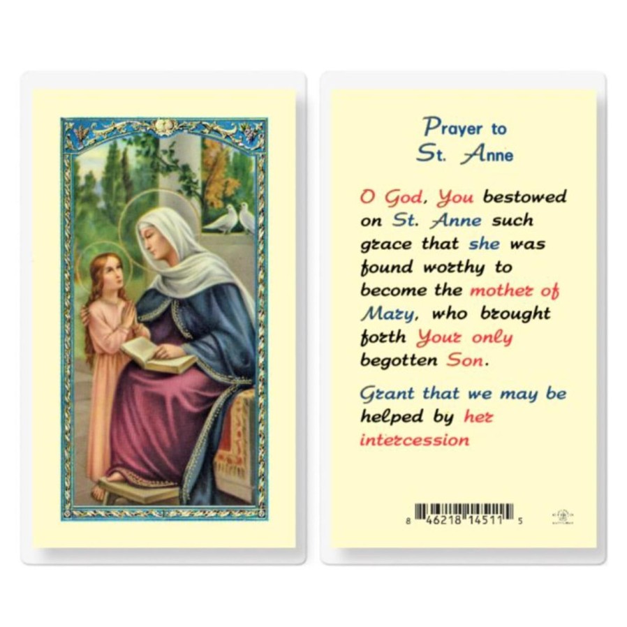 Gift Ideas&Other Regers | Anne - Saint Anne Holy Card