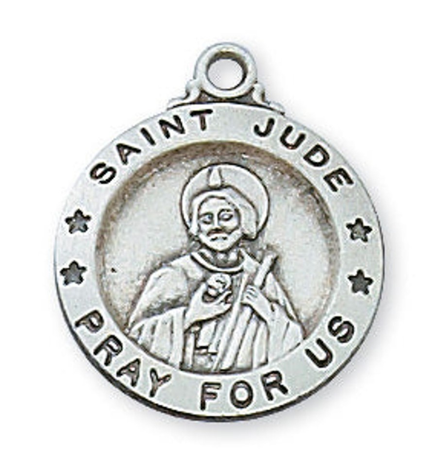 Jewelry&Medals Regers | Jude - St. Jude Medal - Sterling Silver