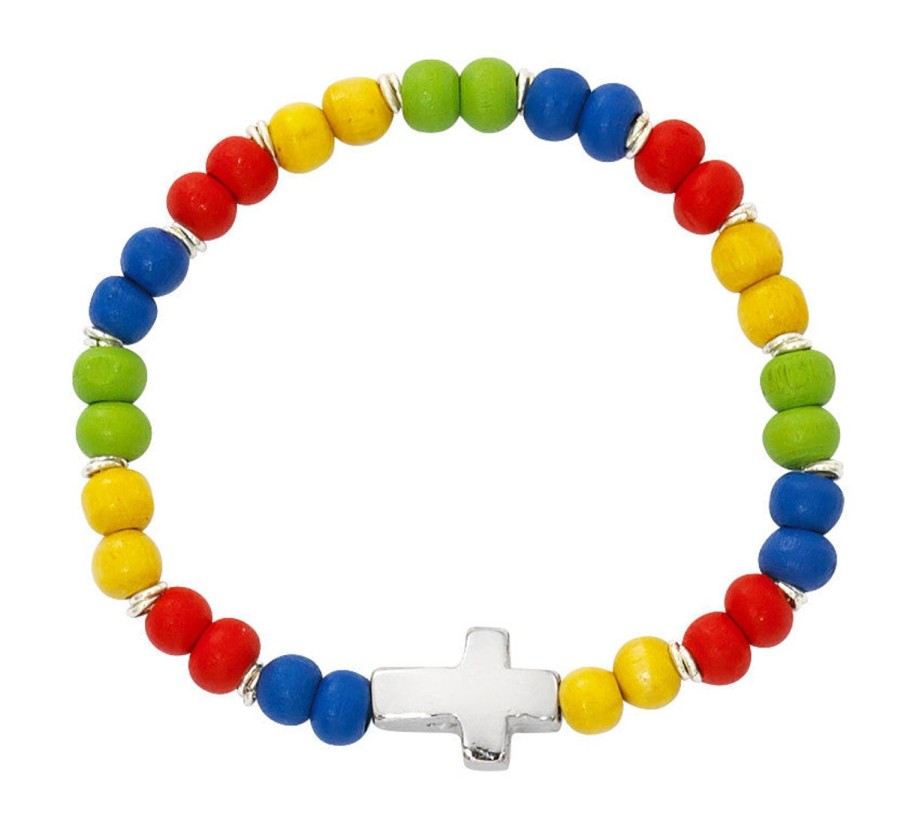 Occasions Regers Baby&Baptism Rosaries & Jewelry | Bracelet - 5.5" Multicolor Stretch Bracelet