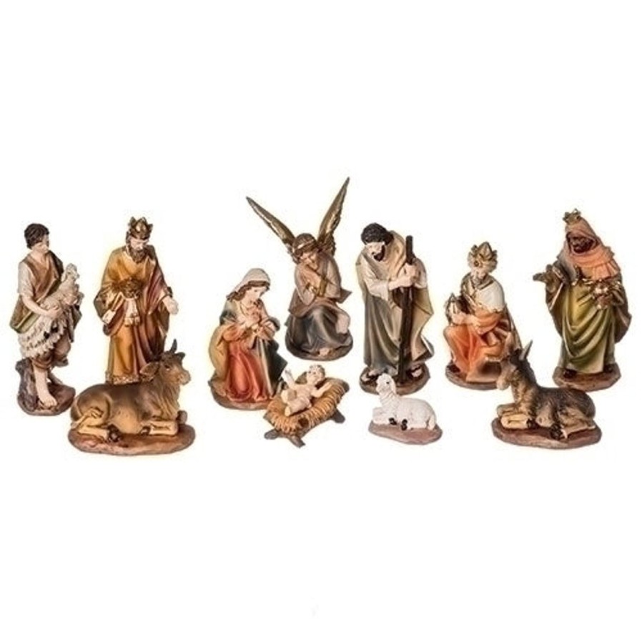 Christmas&Advent Regers | Nativity In Color 6"H 11Pc Set