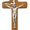 Occasions Regers Confirmation Crosses & Crucifixes | Holy Spirit Crucifix - 8In Walnut Stain Boxed