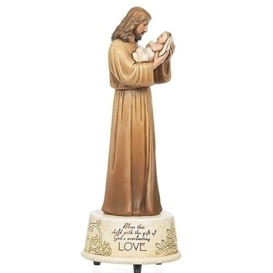 Occasions Regers Baby&Baptism Statues | Jesus Loves Me Musical Figure 8.75"H