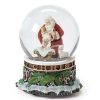 Christmas&Advent Regers | Santa Kneeling With Baby Jesus Snow Globe 5.5"H