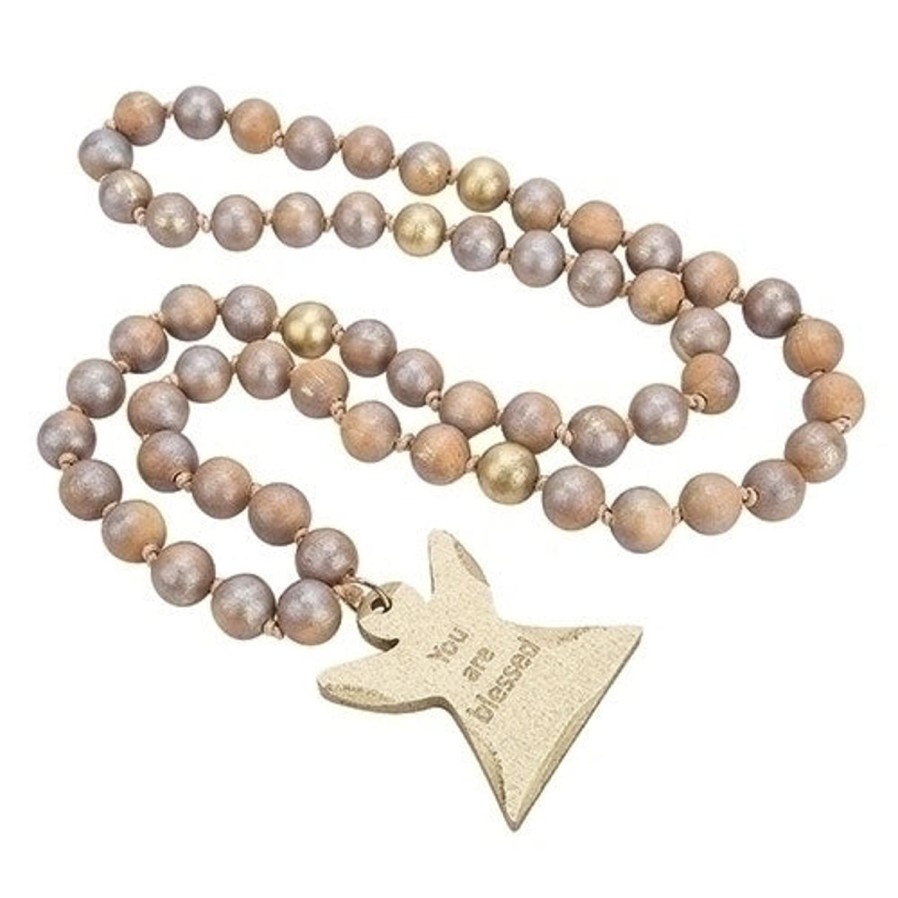 Gift Ideas&Other Regers | Blessing Beads With Angel 38"L