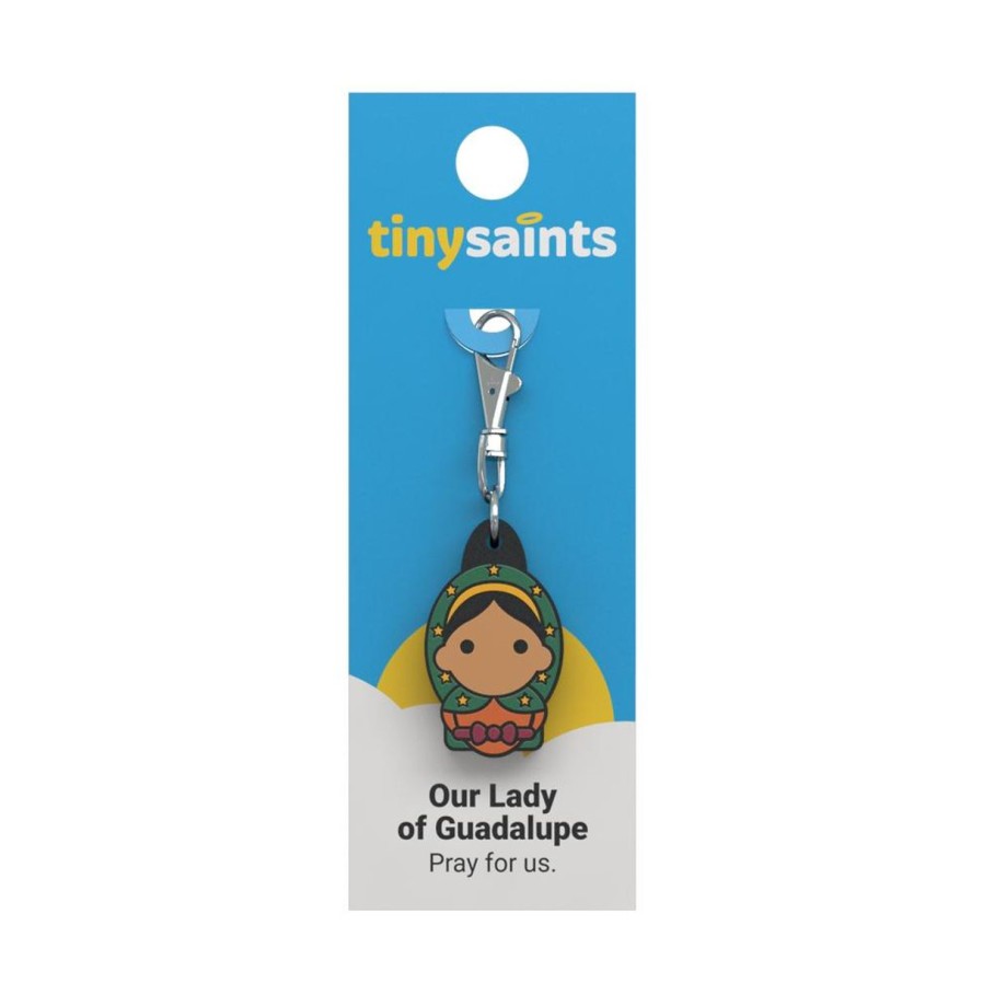 Gift Ideas&Other Regers | Tiny Saints - Our Lady Of Guadalupe Zipper Pull