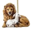 Christmas&Advent Regers | Lion And Lamb Ornament With Tag 3"H