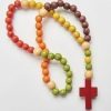 Rosaries Regers | Wood Beaded Rosary 20.5"L