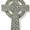 Statues Regers | Celtic Garden Wall Cross 9.5"H