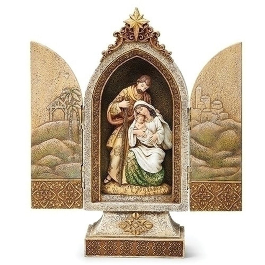 Christmas&Advent Regers | Holy Family Triptych 12.25"H