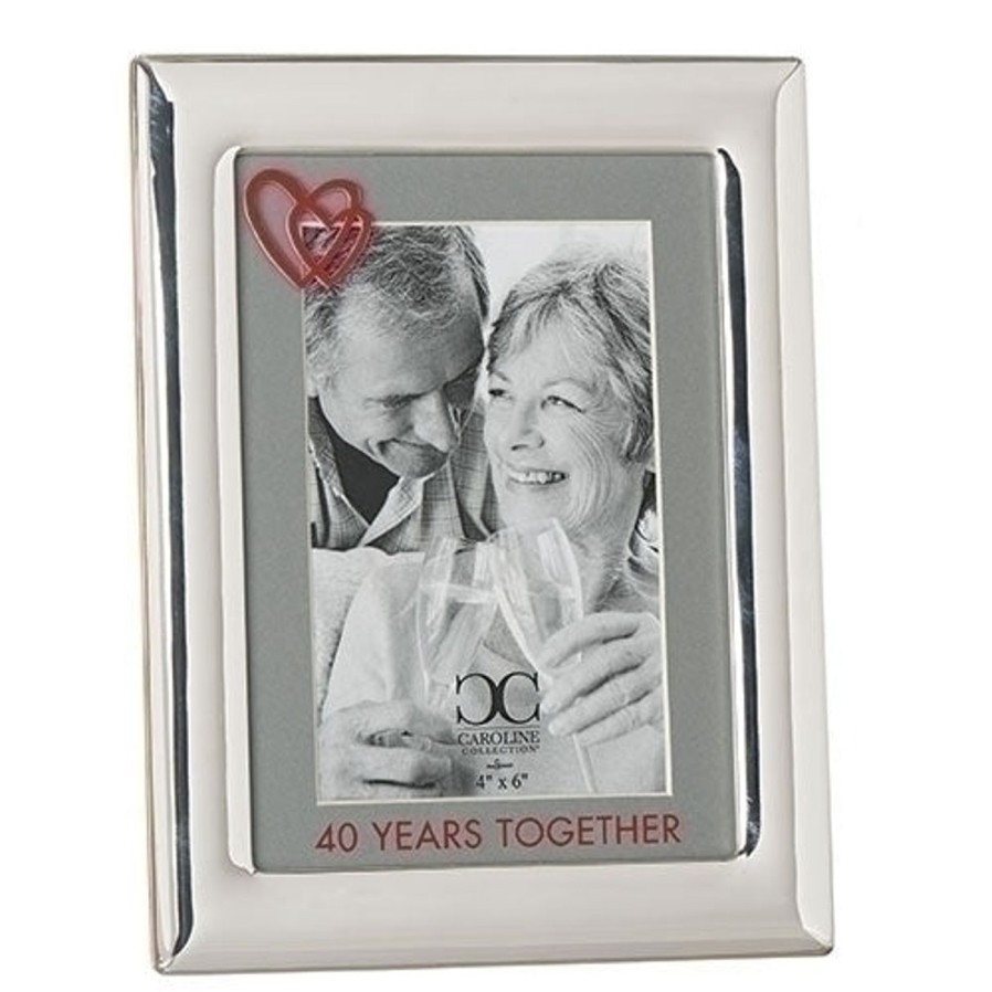 Occasions Regers Wedding&Anniversary Frames Plaques & Keepsake Boxes | 40 Years Together Frame 8.5"H