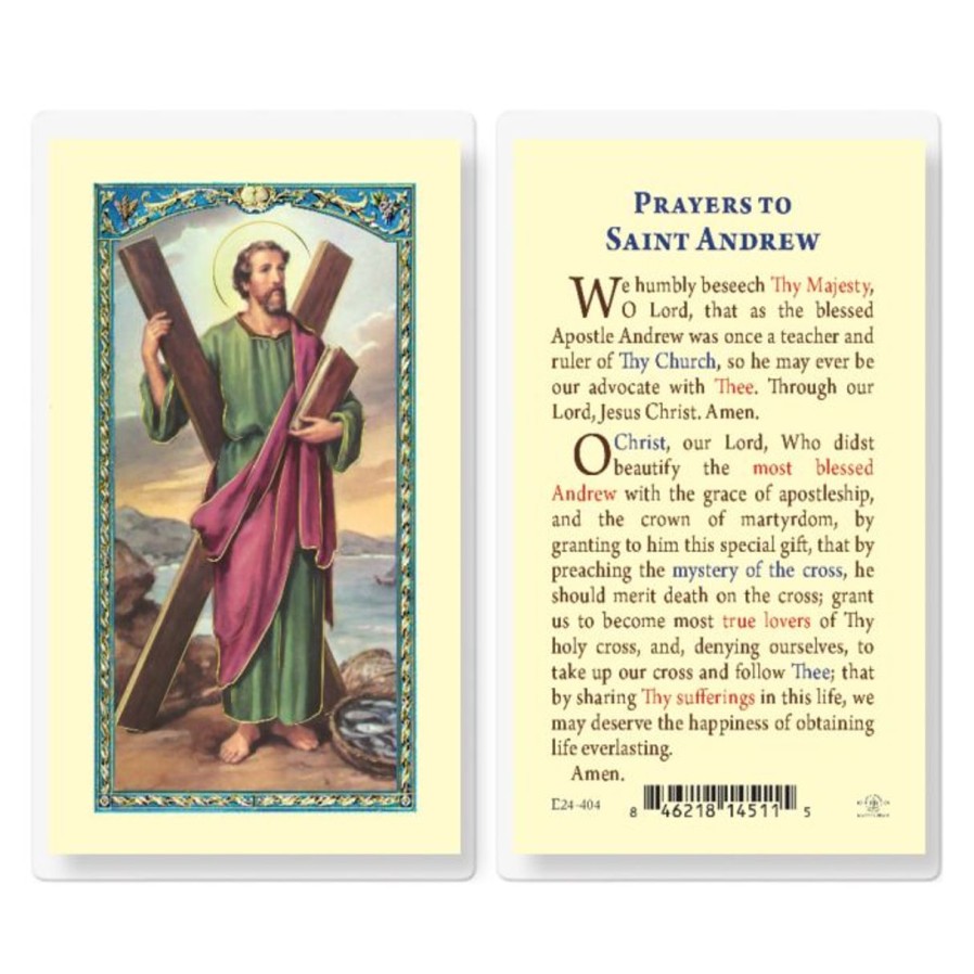 Gift Ideas&Other Regers | Andrew - Saint Andrew Holy Card