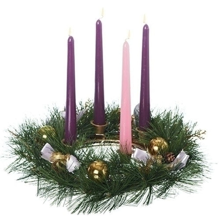 Christmas&Advent Regers | Advent Wreath Pinecones 12"D