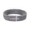 Jewelry&Medals Regers | Cross Bracelet, Gray And Silver 7"L