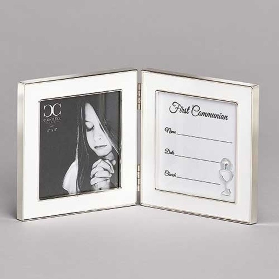 Occasions Regers Communion Frames Plaques & Keepsake Boxes | First Communion Hinged Frame 5"H