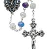 Jewelry&Medals Regers | Rosary - Blue Multi Crystal Rosary Boxed