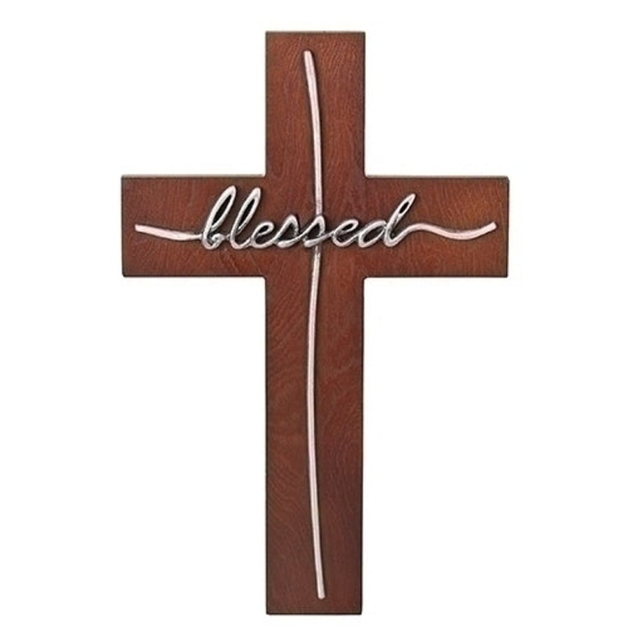 Crosses & Crucifixes Regers | Blessed Word Cross 12.75"H