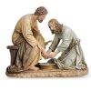 Statues Regers | Jesus Washing Apostle'S Feet Statue 6.5"H