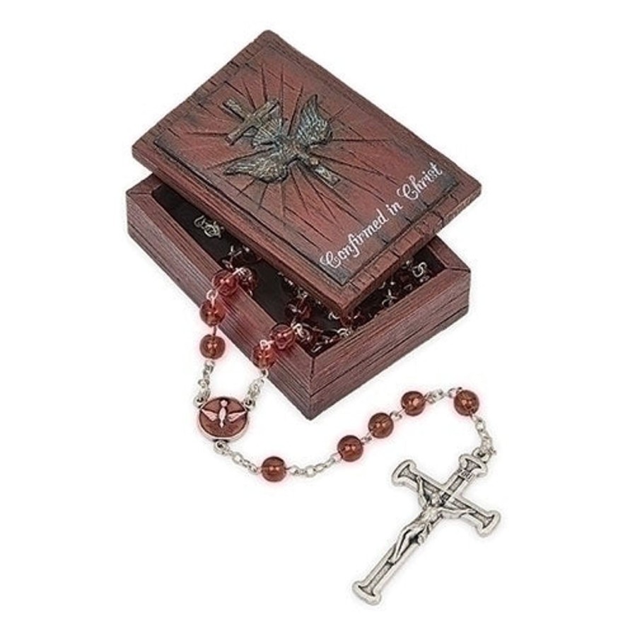 Occasions Regers Confirmation Frames Plaques & Keepsake Boxes | Distressed Confirmation Keepsake Box 2.75"H