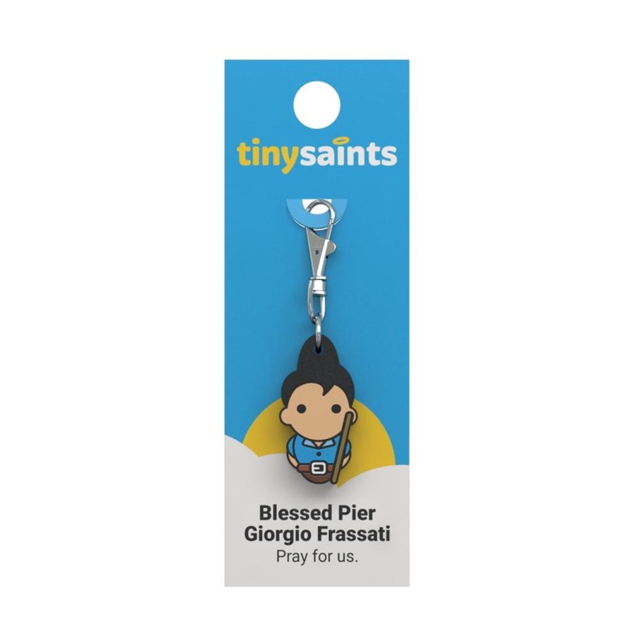 Gift Ideas&Other Regers | Tiny Saints - Bl. Pier Giorgio Frassati Zipper Pull