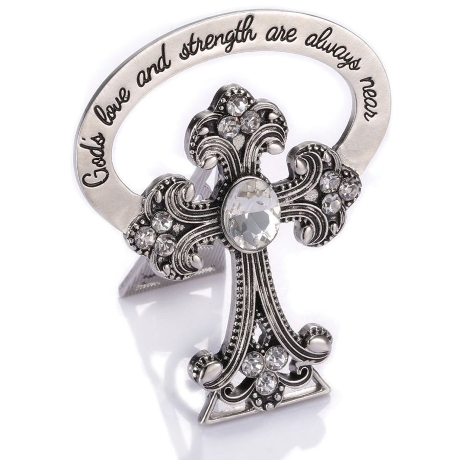 Crosses & Crucifixes Regers | Bedside Cross Crystals 2.5"H