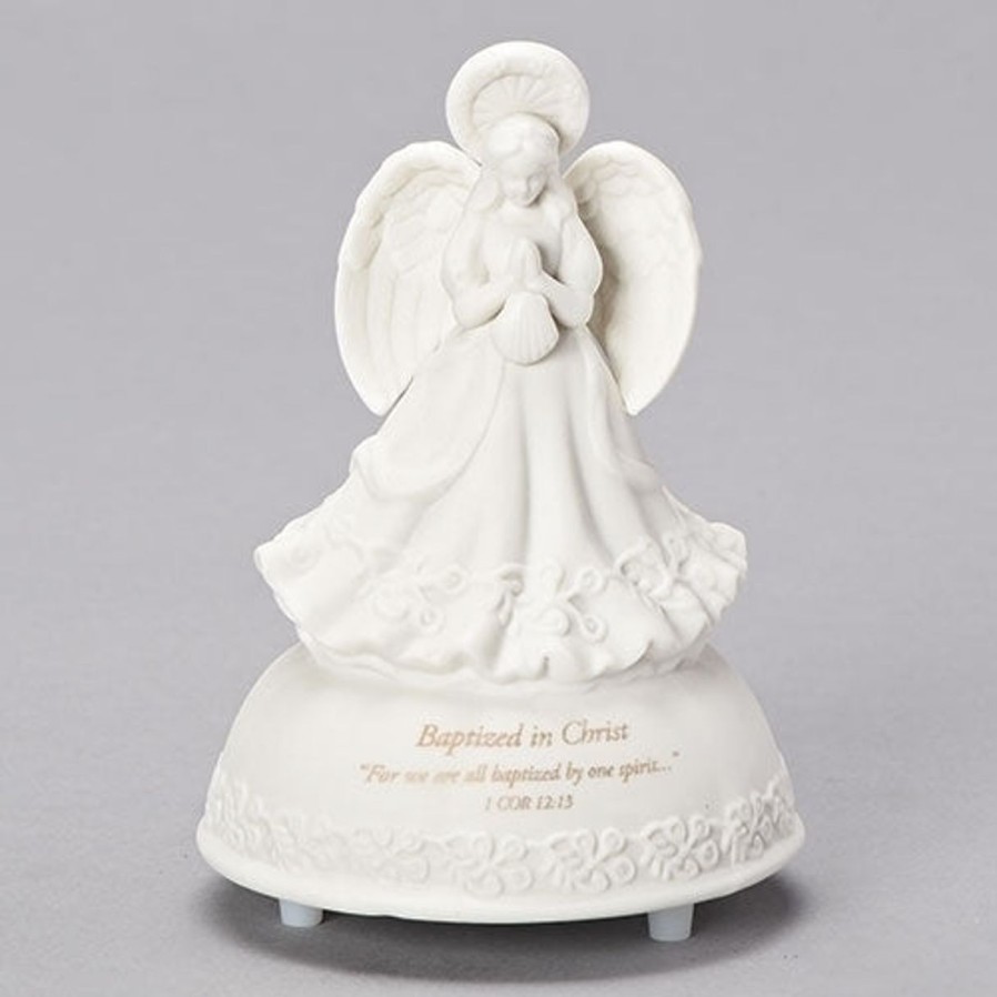 Occasions Regers Baby&Baptism Statues | Baptism Angel Musical Figure 5"H