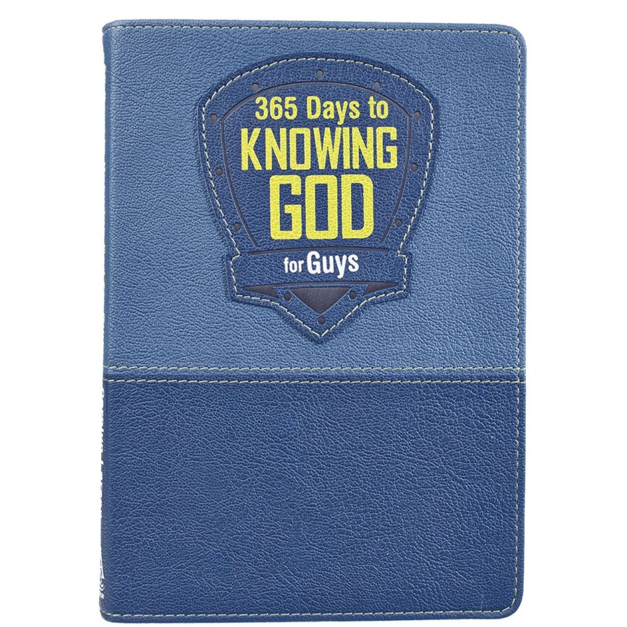 Books & Bibles Regers | 365 Days To Knowing God For Guys Devotional - Faux Leather Edition