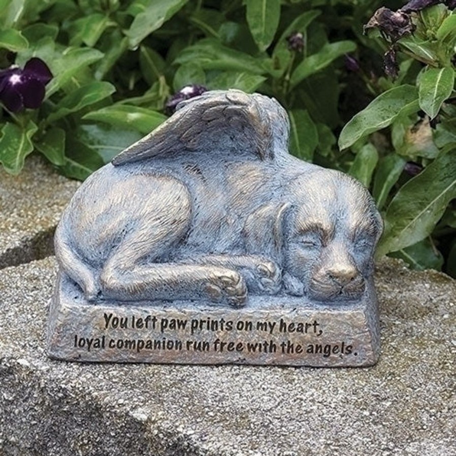 Occasions Regers Memorial Garden Statues | Dog With Wings Memorial Garden Statue 6"L