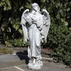 Statues Regers | Angel Holding Baby Garden Statue 25.5"H