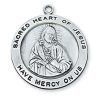 Jewelry&Medals Regers | Sacred Heart Medal - Sterling Silver