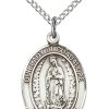 Jewelry&Medals Regers | Our Lady Of Guadalupe Necklace Sterling Silver 18"