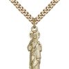 Jewelry&Medals Regers | Sacred Heart Necklace Gold Filled 24"