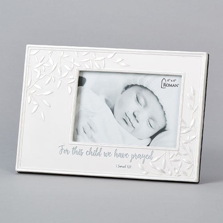 Occasions Regers Baby&Baptism Frames Plaques & Keepsake Boxes | For This Child Frame 6.25"