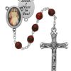 Rosaries Regers | Divine Mercy Rosary Rosary - Red And Black Boxed