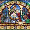 Christmas&Advent Regers | Stained Glass Holy Night Jigsaw Puzzle