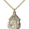 Jewelry&Medals Regers | Divine Mercy Necklace Gold Filled 18"