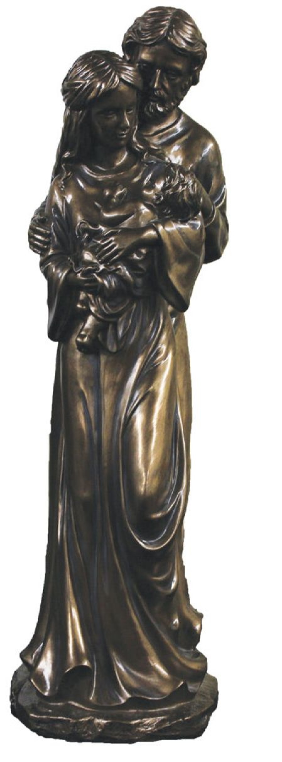 Statues Regers | Holy Family Statue Bronze 16"