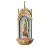 Statues Regers | Our Lady Of Guadalupe Holy Water Font 11.5"H