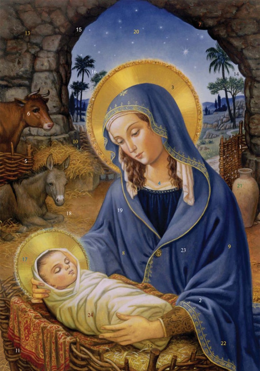 Christmas&Advent Regers | Mary With Child Advent Calendar