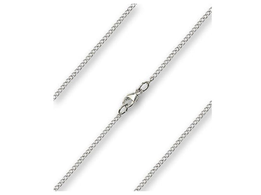 Jewelry&Medals Regers | Light Rhodium 20" Light Curb Chain