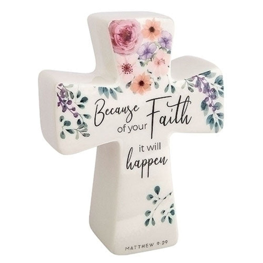 Crosses & Crucifixes Regers | Blessings Cross Faith 4.5"H