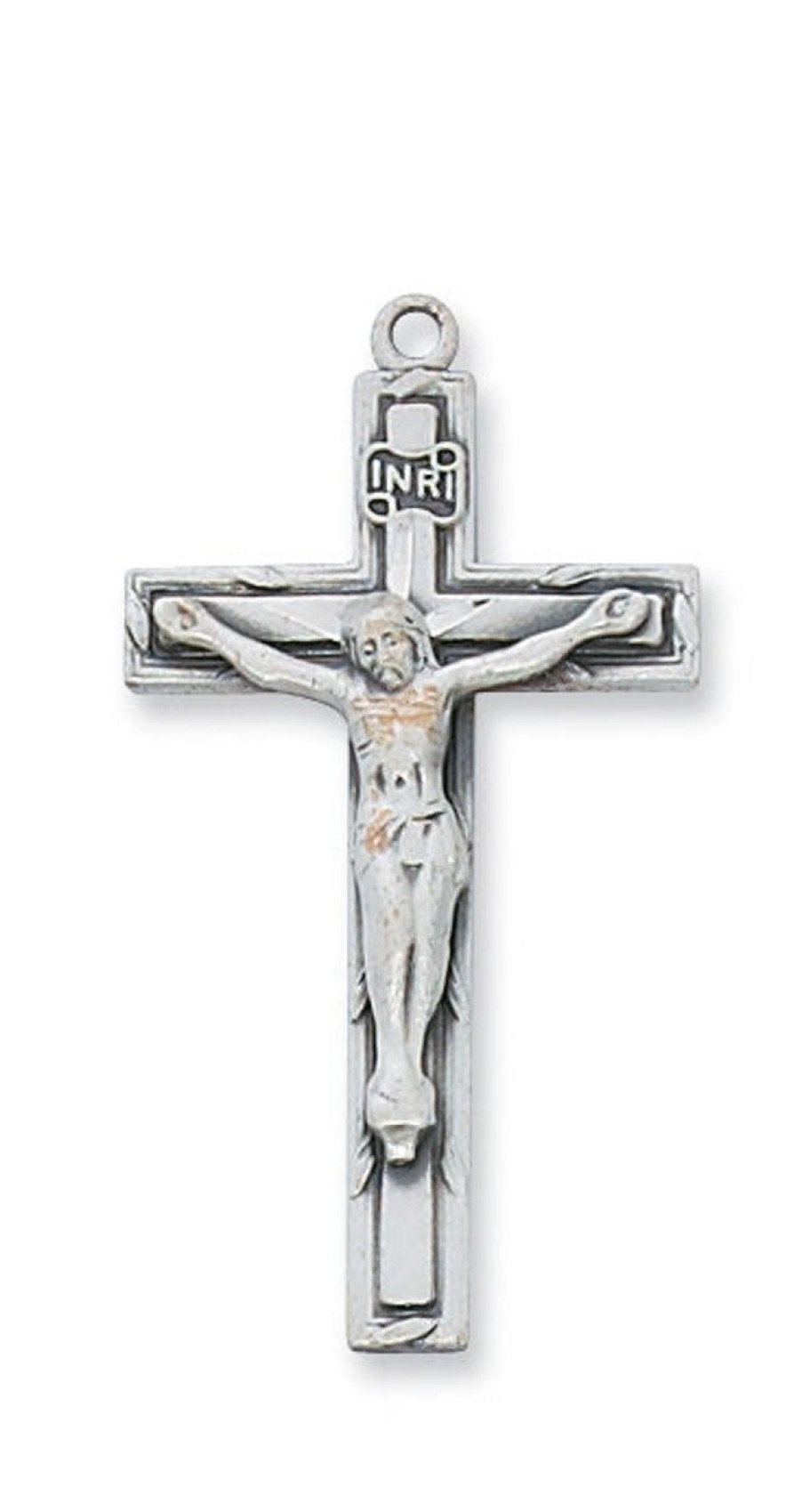 Jewelry&Medals Regers | Crucifix Necklace - Sterling Silver 18"