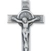 Jewelry&Medals Regers | Benedict - St. Benedict Crucifix Medal - Sterling Silver 24"