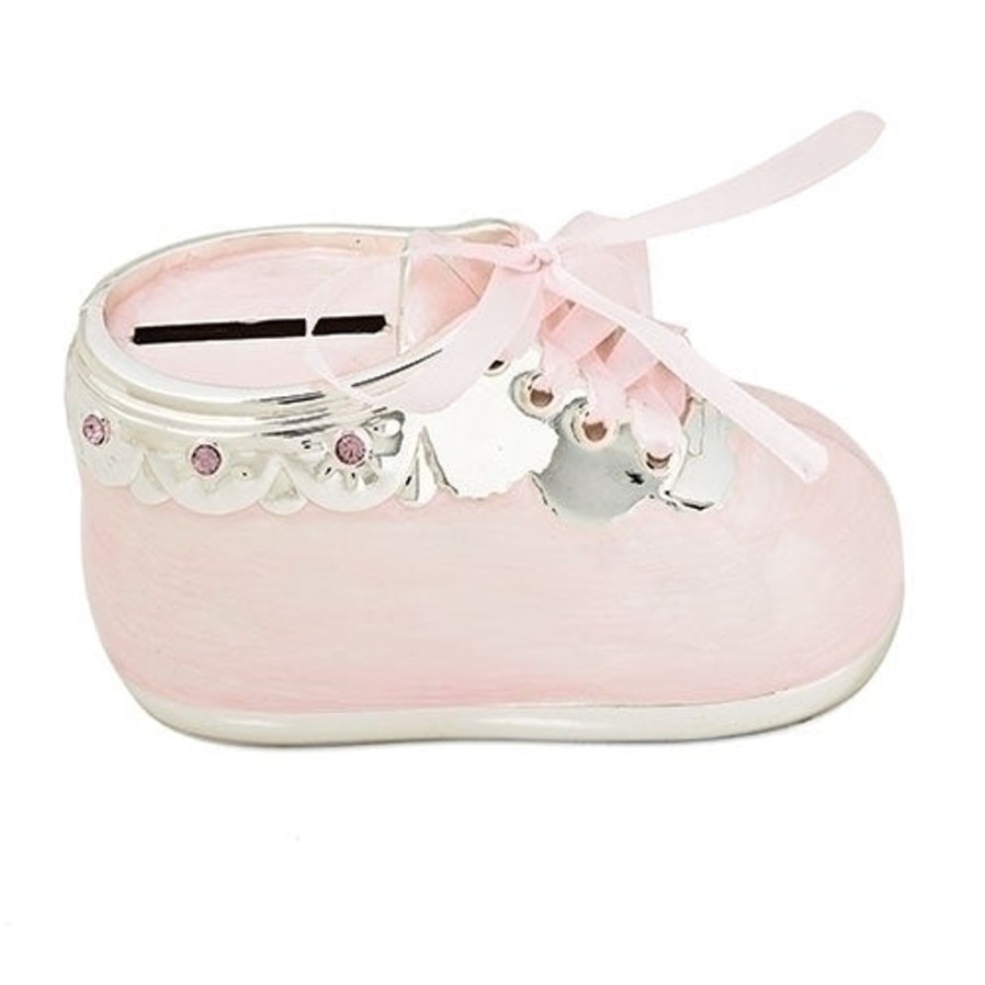 Children'S Gift Ideas Regers | Girl Shoe Bank Pink 2"H