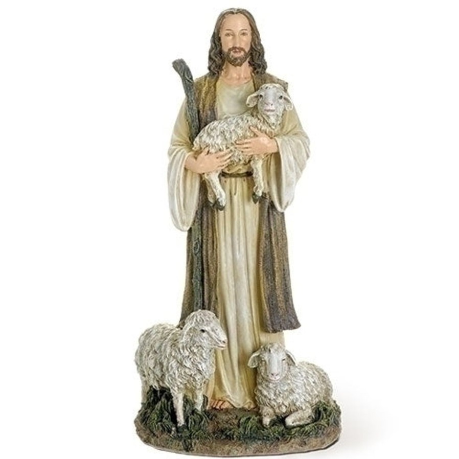 Statues Regers | Good Shepherd Statue 12"H