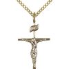 Jewelry&Medals Regers | Crucifix Necklace Gold Filled 18"